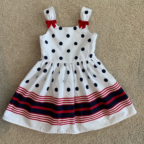 Girls Gymboree polka dot dress